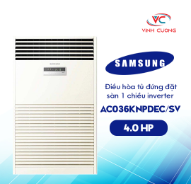 Điều hòa tủ đứng Samsung 36.000BTU 1 chiều inverter AC036KNPDEC/SV