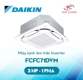 Máy lạnh âm trần Daikin FCFC71DVM Inverter 3.0HP 1 pha