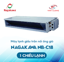 Máy lạnh giấu trần nối ống gió NAGAKAWA NB-C18